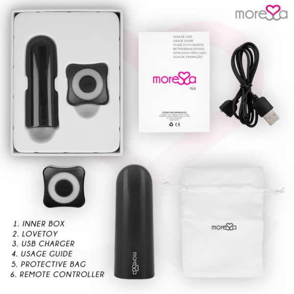 Moressa Nix — Wearable Vibrator, Remote Control, Black — Bullet Vibrators — view 6