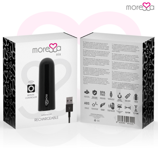 Moressa Nix — Wearable Vibrator, Remote Control, Black — Bullet Vibrators — view 7