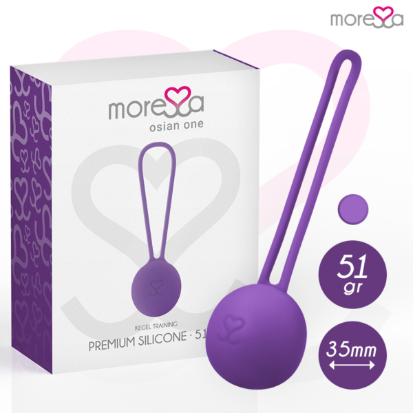 Moressa Osian One — Kegel Trainer, Silicone, Lilac — Ben Wa Balls — view 8