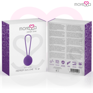 Moressa Osian One — Kegel Trainer, Silicone, Lilac — Ben Wa Balls — view 3