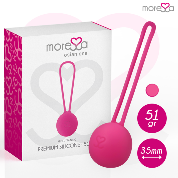 Moressa Osian One — Kegel Trainer, Silicone, Pink — Ben Wa Balls — view 8