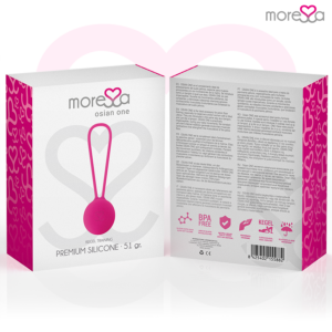 Moressa Osian One — Kegel Trainer, Silicone, Pink — Ben Wa Balls — view 3