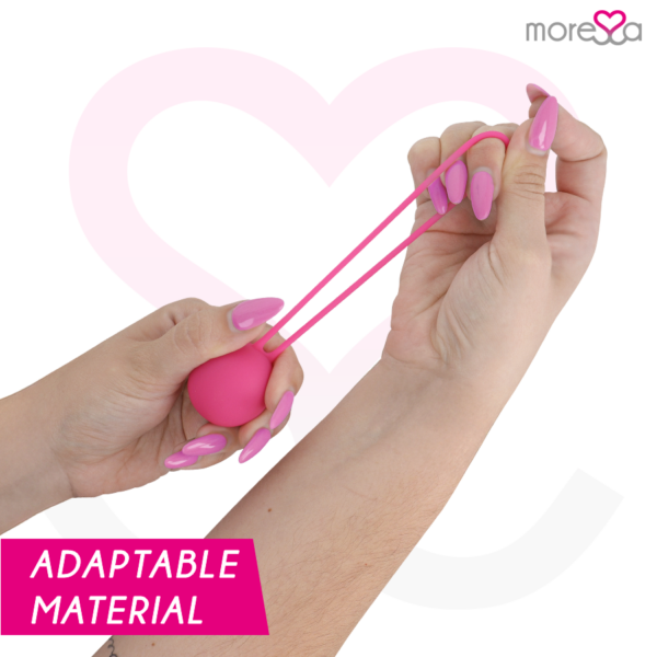 Moressa Osian One — Kegel Trainer, Silicone, Pink — Ben Wa Balls — view 4