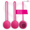 Moressa Osian One — Kegel Trainer, Silicone, Pink — Ben Wa Balls