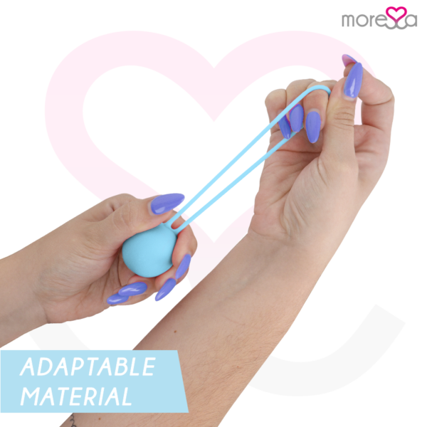 Moressa Osian One — Kegel Trainer, Silicone, Turquoise — Ben Wa Balls — view 7