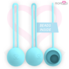 Moressa Osian One — Kegel Trainer, Silicone, Turquoise — Ben Wa Balls