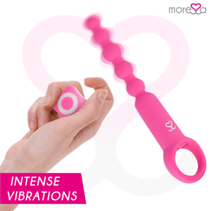 Moressa Ronie — Anal Beads, Remote Control, Pink — view 3