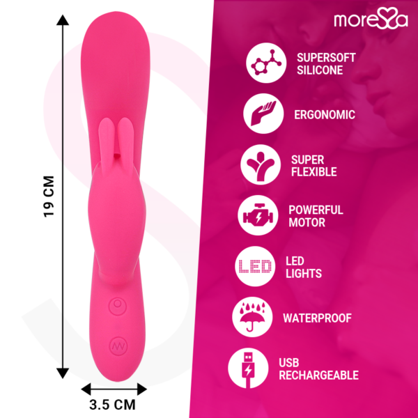 Moressa Telmo — Rabbit Vibrator, Curved — Clitoral Stimulators — view 4