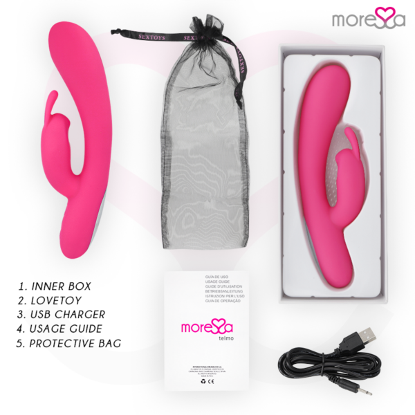 Moressa Telmo — Rabbit Vibrator, Curved — Clitoral Stimulators — view 6