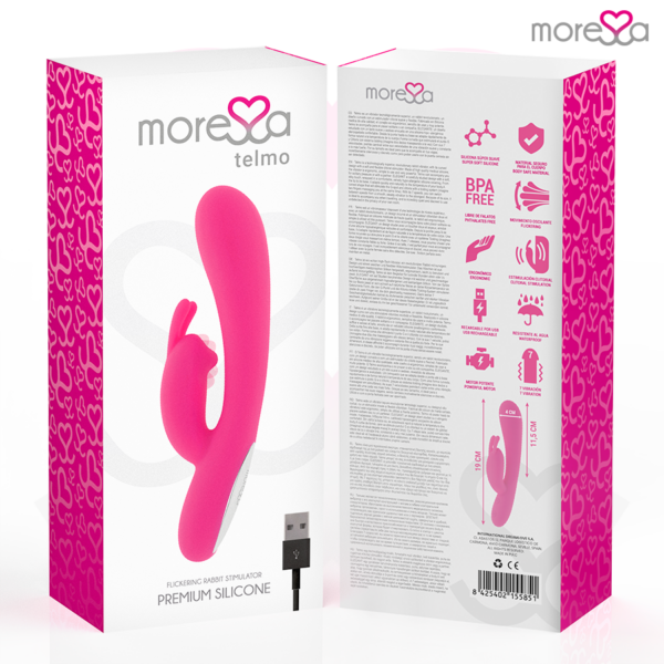 Moressa Telmo — Rabbit Vibrator, Curved — Clitoral Stimulators — view 7