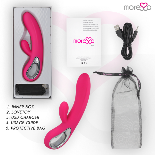 Moressa Troy — Rabbit Vibrator, Waterproof — Clitoral Stimulators — view 6