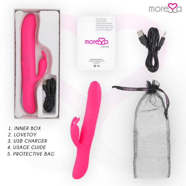 Moressa Warren — Rabbit Vibrator, Rolling Balls — Hi-Tech Vibrators — view 7