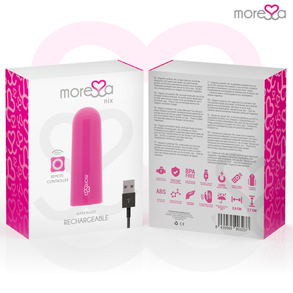 Moressa Nix — Wearable Vibrator, Remote Control, Pink — Bullet Vibrators — view 7