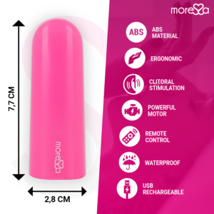 Moressa Nix — Wearable Vibrator, Remote Control, Pink — Bullet Vibrators — view 4