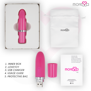 Moressa Ivy — Lipstick Vibrator, Pink — Bullet Vibrators — view 4