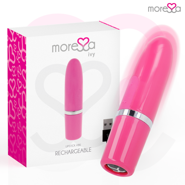 Moressa Ivy — Lipstick Vibrator, Pink — Bullet Vibrators