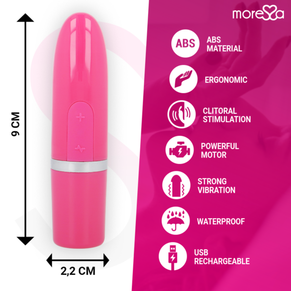 Moressa Ivy — Lipstick Vibrator, Pink — Bullet Vibrators — view 8