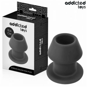 Addicted Toys Extreme — Silicone Butt Plug, 10.4 cm, Hollow — Anal