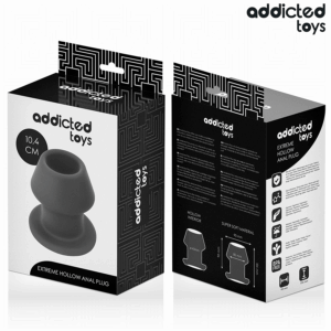 Addicted Toys Extreme — Silicone Butt Plug, 10.4 cm, Hollow — Anal — view 3