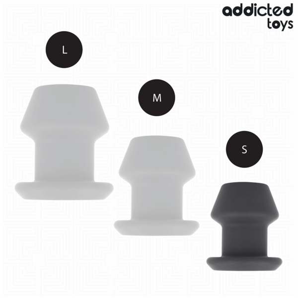 Addicted Toys Extreme — Silicone Butt Plug, 7.5 cm, Hollow — Anal — view 4