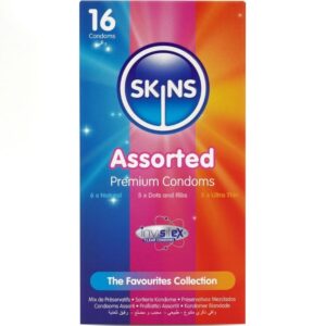 Skins — Assorted Condoms, 16 Pack — Classic Condoms