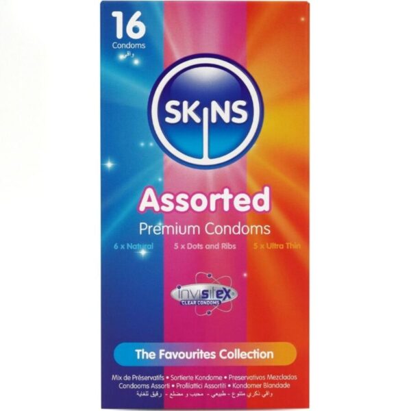 Skins — Assorted Condoms, 16 Pack — Classic Condoms