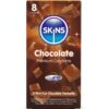 Skins Chocolate — Flavoured Condoms, 8 Pack — Condom Multipacks