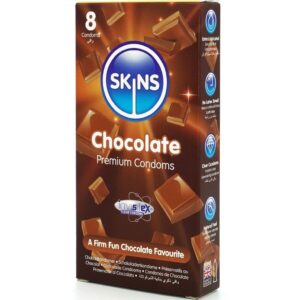 Skins Chocolate — Flavoured Condoms, 8 Pack — Condom Multipacks — view 2