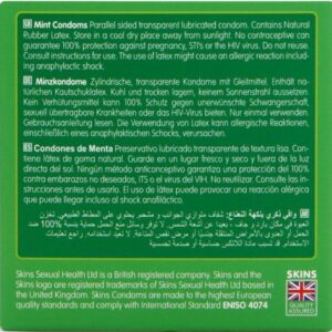 Skins Mint — Flavoured Condoms, 4 Pack — Condom Multipacks — view 4