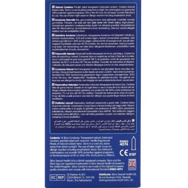 Skins Natural — Condoms, 16 Pack — Classic Condoms — view 4