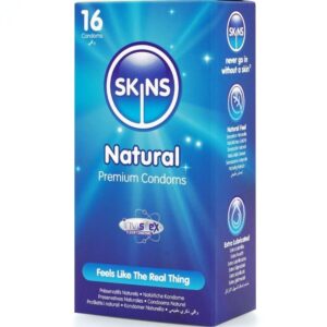 Skins Natural — Condoms, 16 Pack — Classic Condoms — view 2