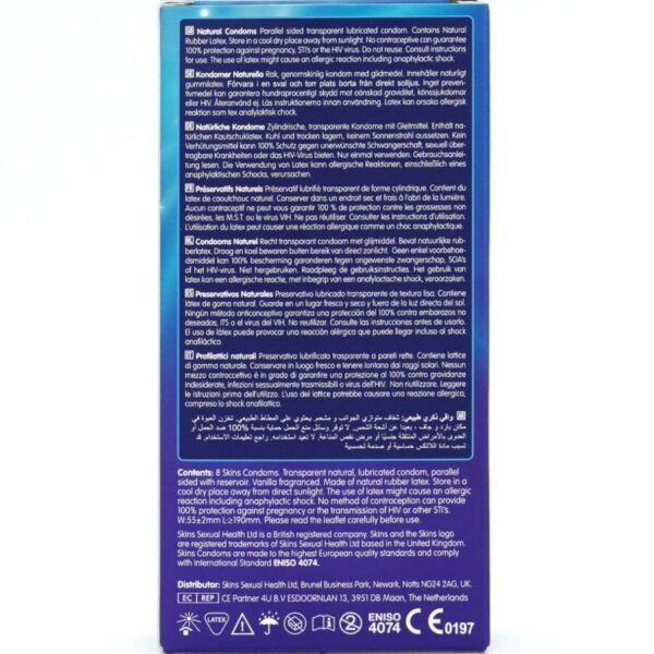 Skins Natural — Condoms, 8 Pack — Classic Condoms — view 4