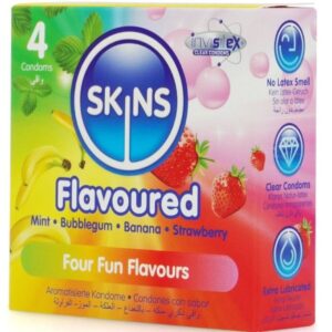 Skins Multi Flavours — Flavoured Condoms, 4 Pack — Condom Multipacks — view 2