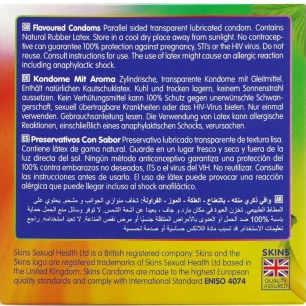 Skins Multi Flavours — Flavoured Condoms, 4 Pack — Condom Multipacks — view 4