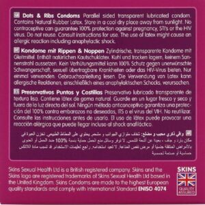 Skins Dots and Ribs — Textured Condoms, 4 Pack — Condom Multipacks — view 4