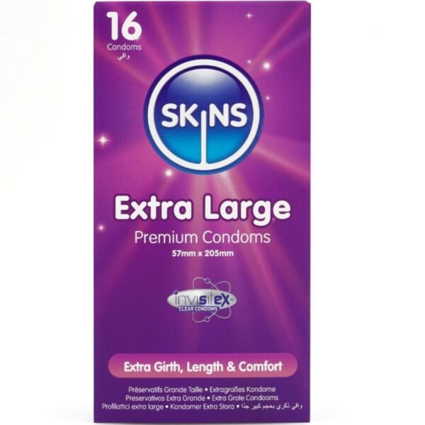 Skins — XL Condoms, 16 Pack — Condom Multipacks