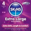 Skins — XL Condoms, 4 Pack — Condom Multipacks