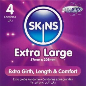 Skins — XL Condoms, 4 Pack — Condom Multipacks