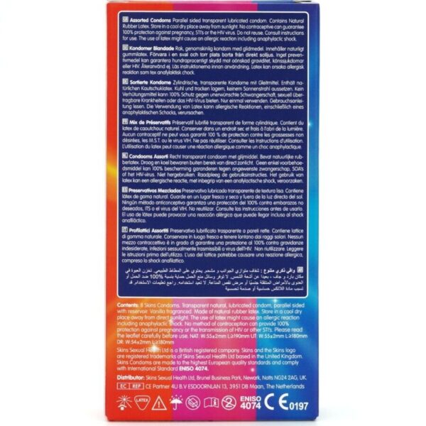 Skins — Assorted Condoms, 8 Pack — Classic Condoms — view 2