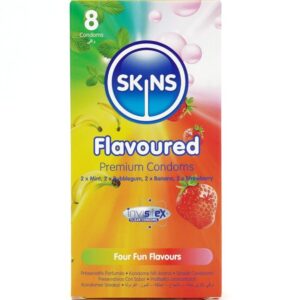 Skins Multi Flavours — Flavoured Condoms, 8 Pack — Condom Multipacks