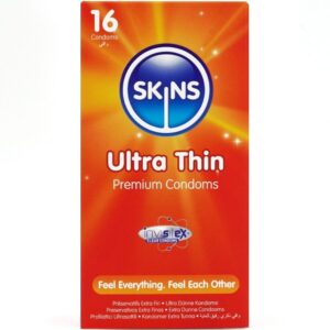 Skins — Ultra Thin Condoms, 16 Pack — Condom Multipacks