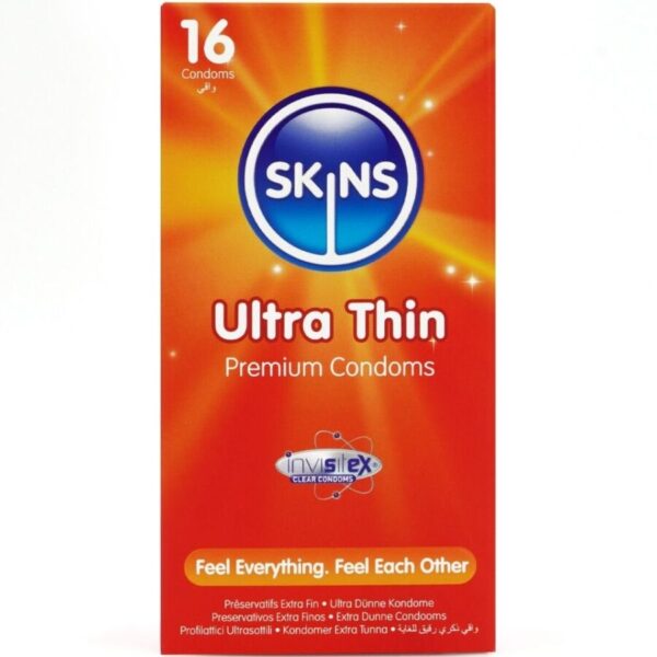 Skins — Ultra Thin Condoms, 16 Pack — Condom Multipacks