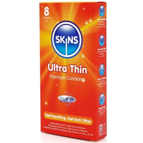 Skins — Ultra Thin Condoms, 8 Pack — Condom Multipacks — view 2