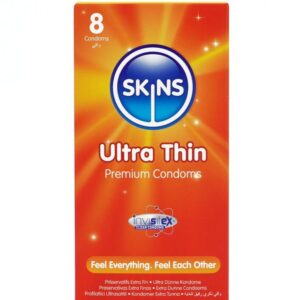 Skins — Ultra Thin Condoms, 8 Pack — Condom Multipacks