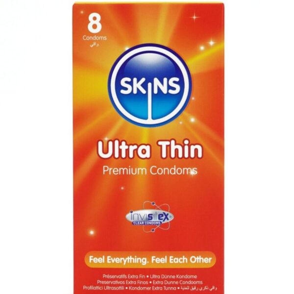 Skins — Ultra Thin Condoms, 8 Pack — Condom Multipacks