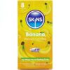 Skins Banana — Flavoured Condoms, 8 Pack — Condom Multipacks
