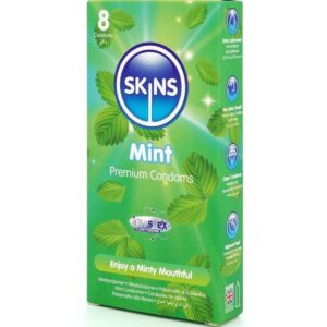 Skins Mint — Flavoured Condoms, 8 Pack — Condom Multipacks — view 2