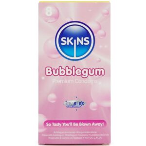 Skins Bubblegum — Flavoured Condoms, 8 Pack — Condom Multipacks