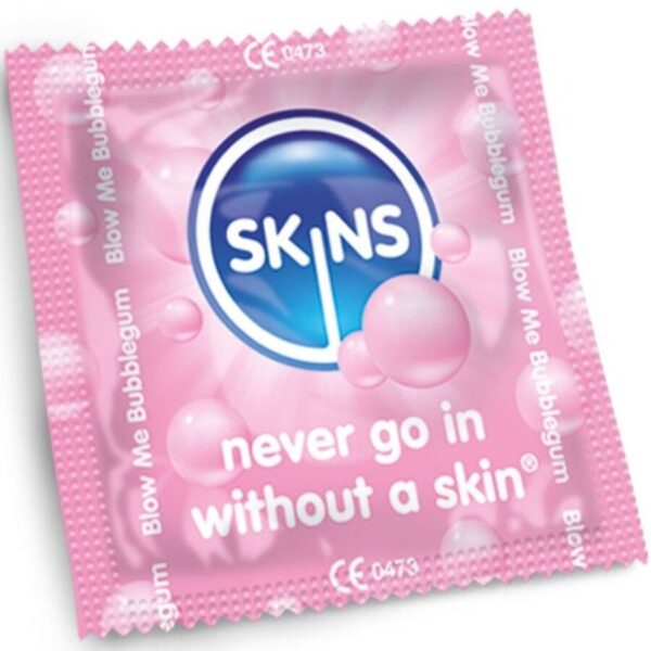 Skins Bubblegum — Flavoured Condoms, 8 Pack — Condom Multipacks — view 3