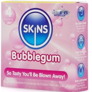 Skins Bubblegum — Flavoured Condoms, 4 Pack — Condom Multipacks — view 4